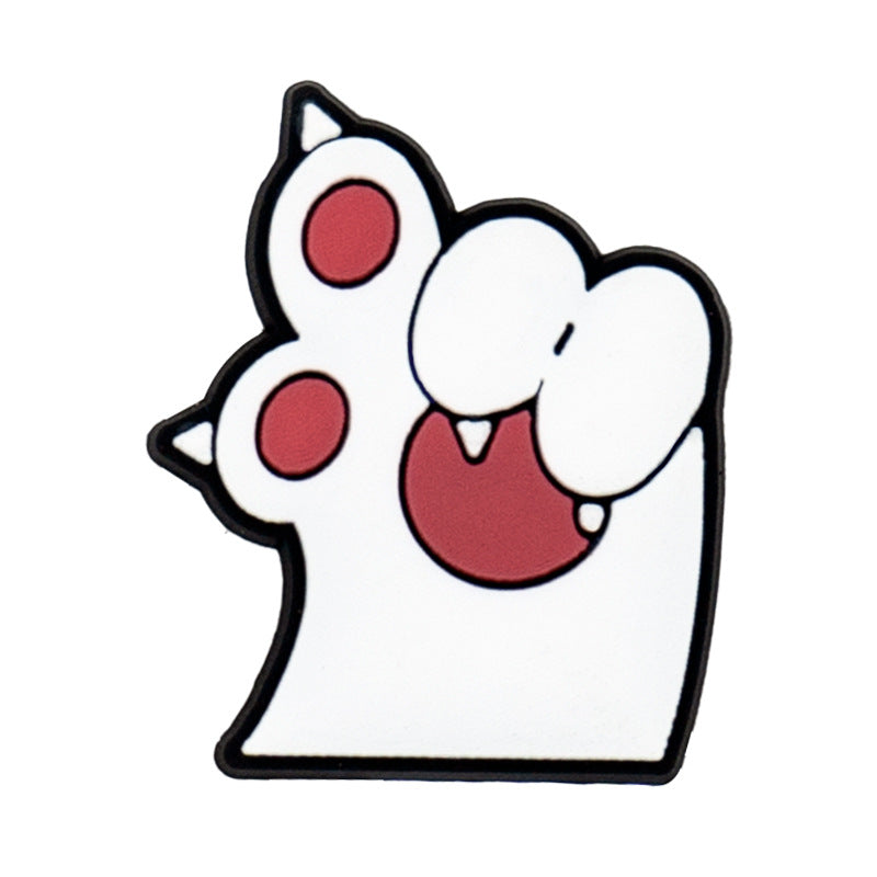 Wholesale 100pcs Random Cat Claw Shoes Accessories Shoes Charms