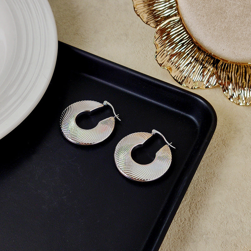 Wholesale Geometric Hollow Thread Earrings ACC-ES-Lvgong002