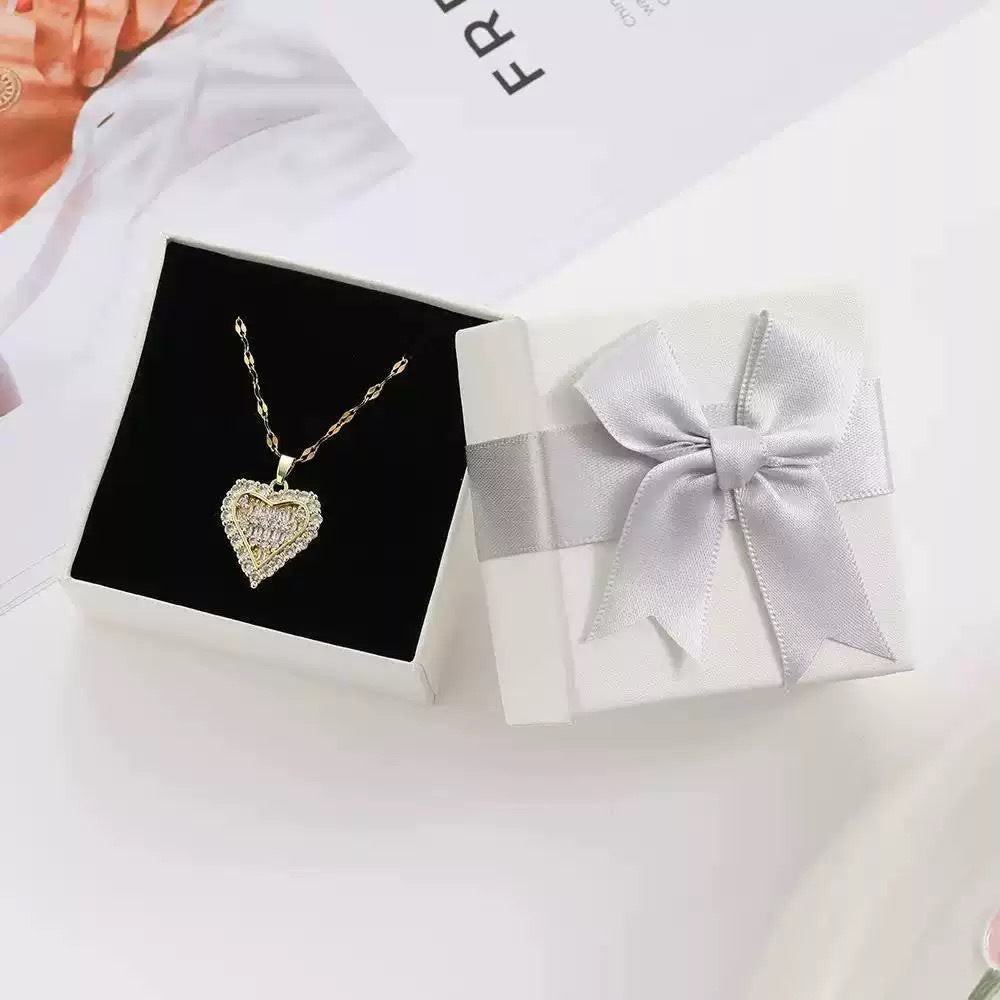 Wholesale Geometric Light Luxury Titanium Steel Clavicle Necklace Women' s Jewelry Accessory Gift