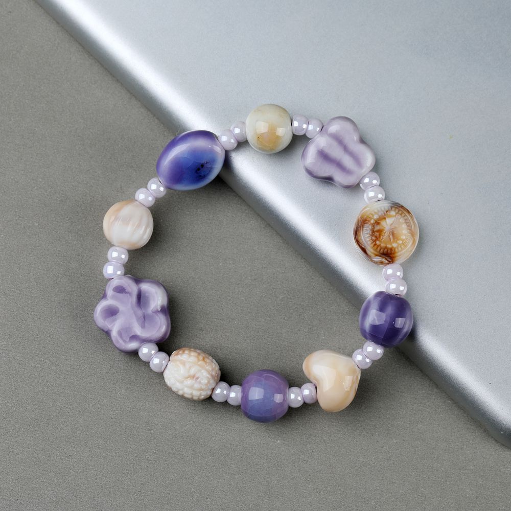 Wholesale Ceramic Bone Porcelain Bead Bracelet ACC-BT-YXH005