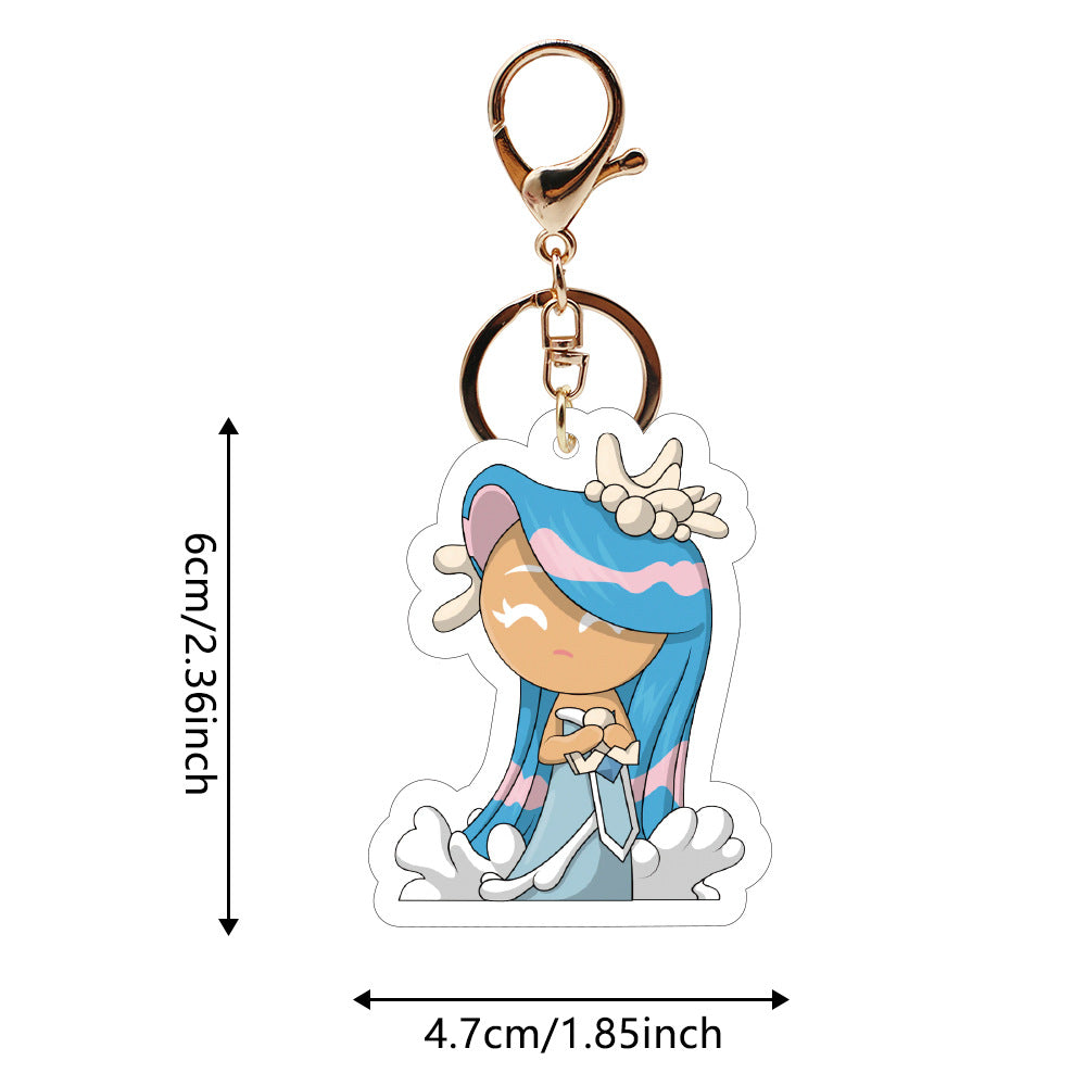 Wholesale  Cookie Acrylic Keychain  ACCVIP