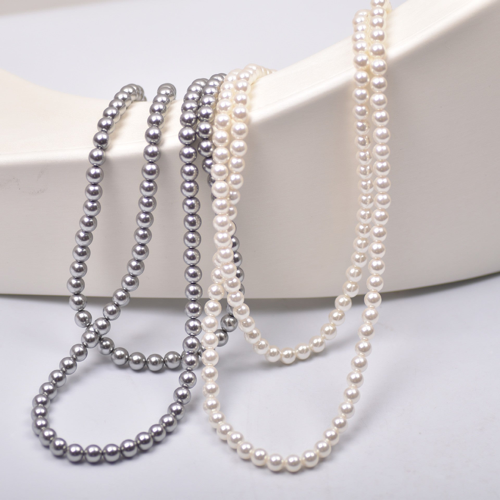 Wholesale  pearl necklace  long multi-layer necklace