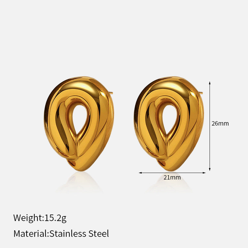Wholesale  luxury multi-style stainless steel earrings
