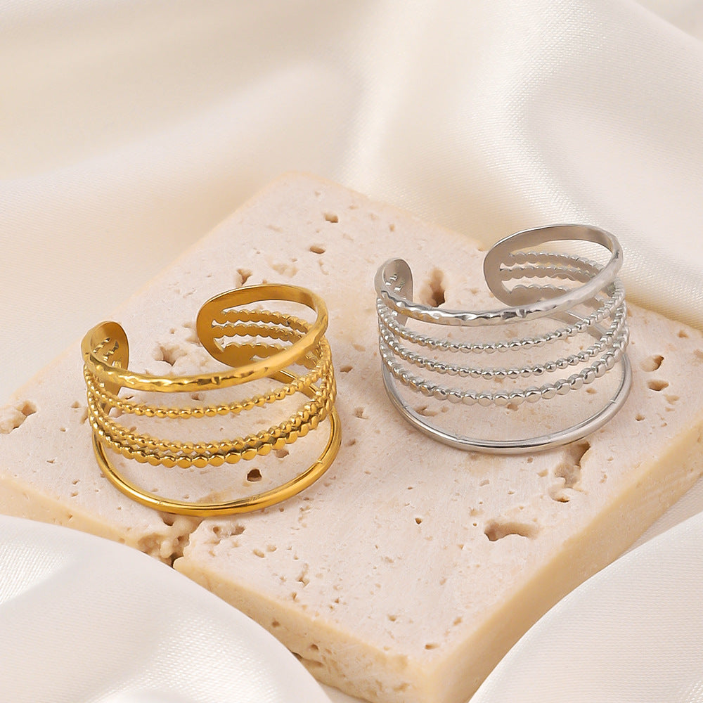 Wholesale stainless steel large open rings