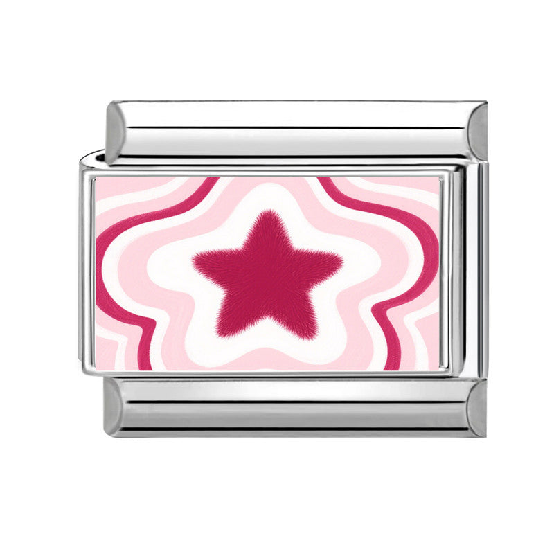 Wholesale 9mm Italian Charm Starter Bracelets DIY Colorful Single Section Creative Stainless Steel Composable Bracelet