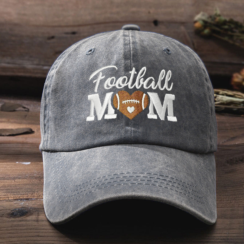 Wholesale FOOTBALL MOM Embroidered Cotton Baseball Hat ACC-HT-TangQiu001