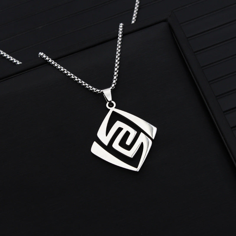 Wholesale God's Eye Titanium Steel Non-Fade Necklace