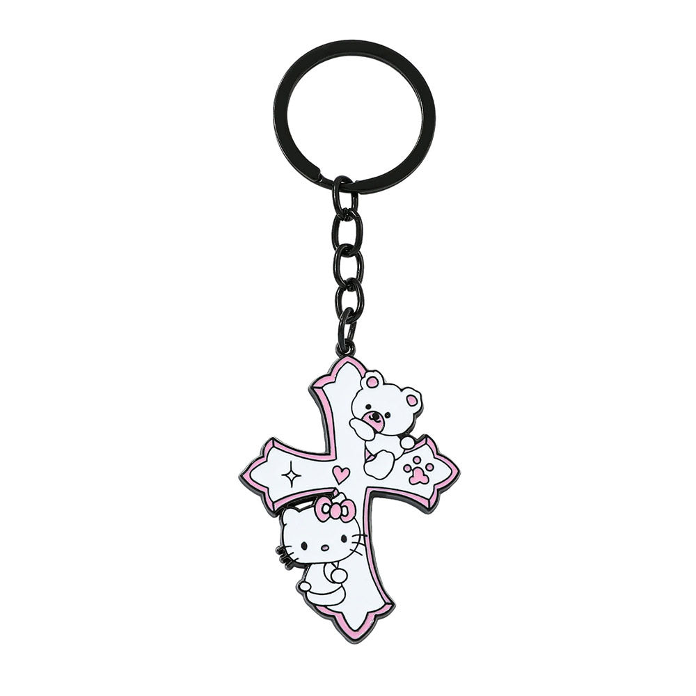 Wholesale Cute KT Cat Keychain Creative Car Keychain ACCVIP