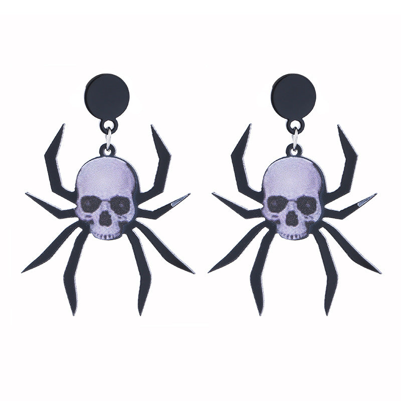 Wholesale  Night Party Horror Acrylic Halloween Earrings