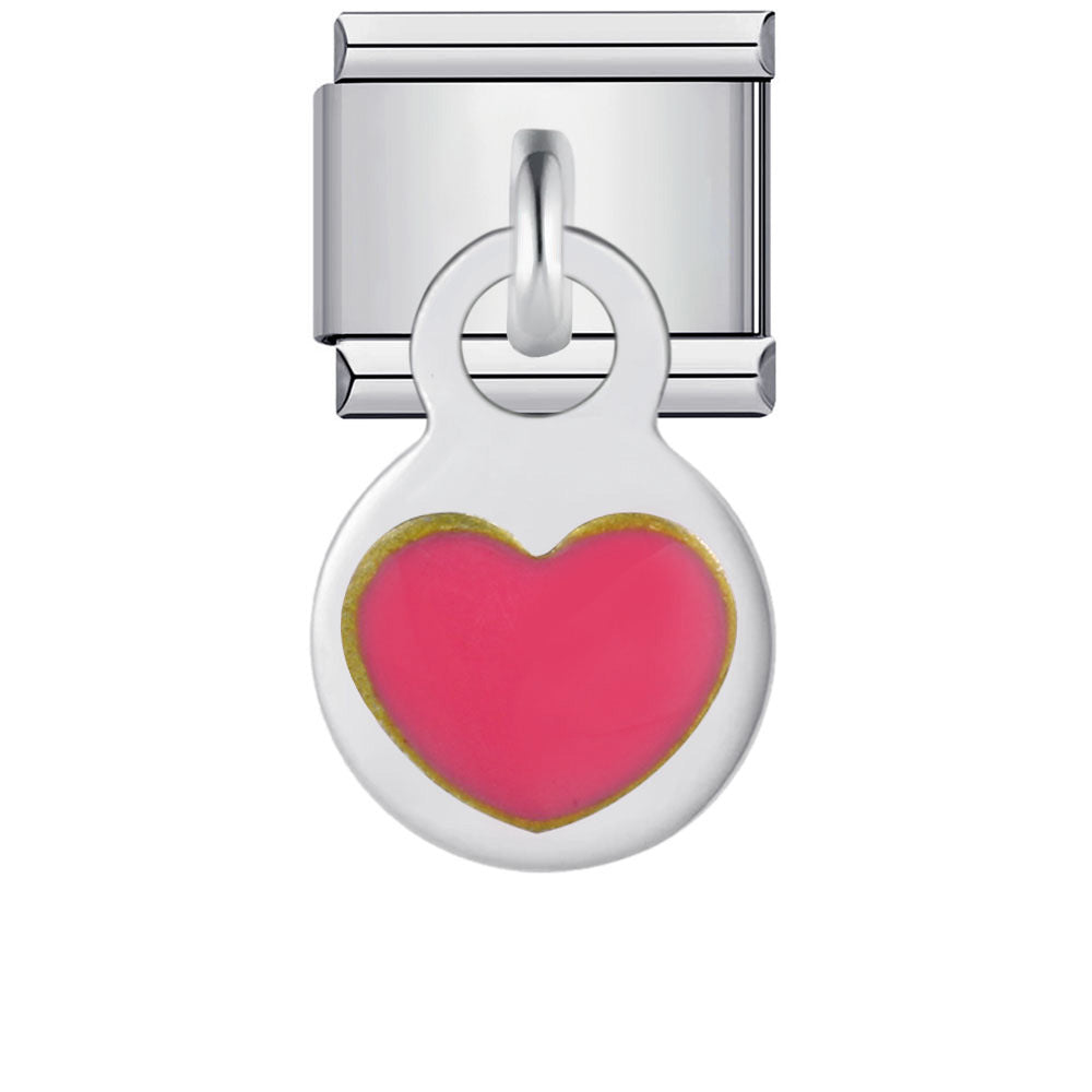 Wholesale Italian Charm Bracelet 9mm DIY Splicing Removable Oil Drop Heart Eyes Stainless Steel Composable Bracelet