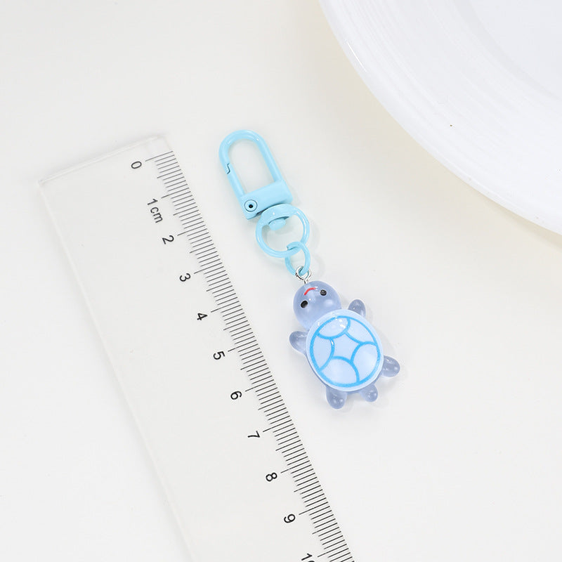 Wholesale Turtle Keychain Luminous Color Keychains