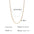 Wholesale Titanium Steel 18K plain chain necklace women O-chain clavicle chain accessories