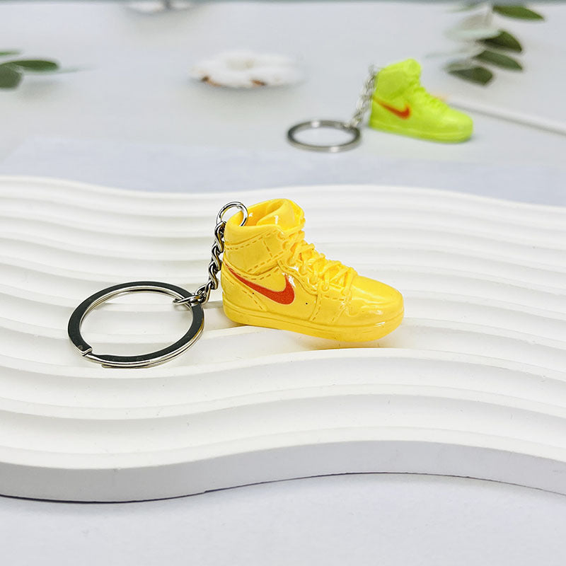 Wholesale three-dimensional  sneaker bag keychains