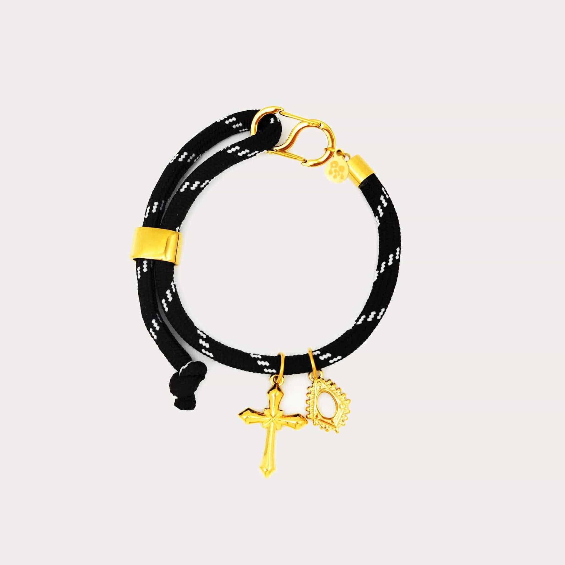 Wholesale Starfish Shell Pearl Rope Nylon Bracelet