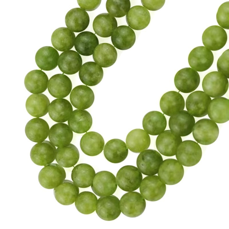 Wholesale Geometric Layered Agate Beaded Necklace Green 6mm Multi-layer Jewelry Accessory