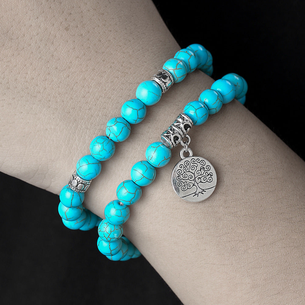 Set di braccialetti lunghi in rame satinato nero all'ingrosso con disco volante con sfere di diamanti in zirconio