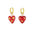 Wholesale cute colorful lovely star rabbit glaze earrings