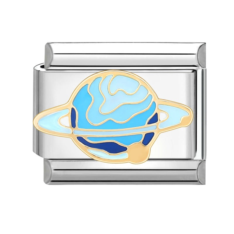 Wholesale Italian Charm Bracelet 9mm DIY Splicing Removable Titanium Steel Composable Bracelet