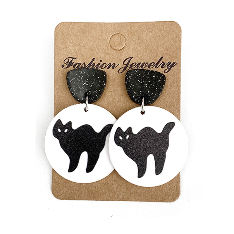 Wholesale Halloween funny cartoon earrings
