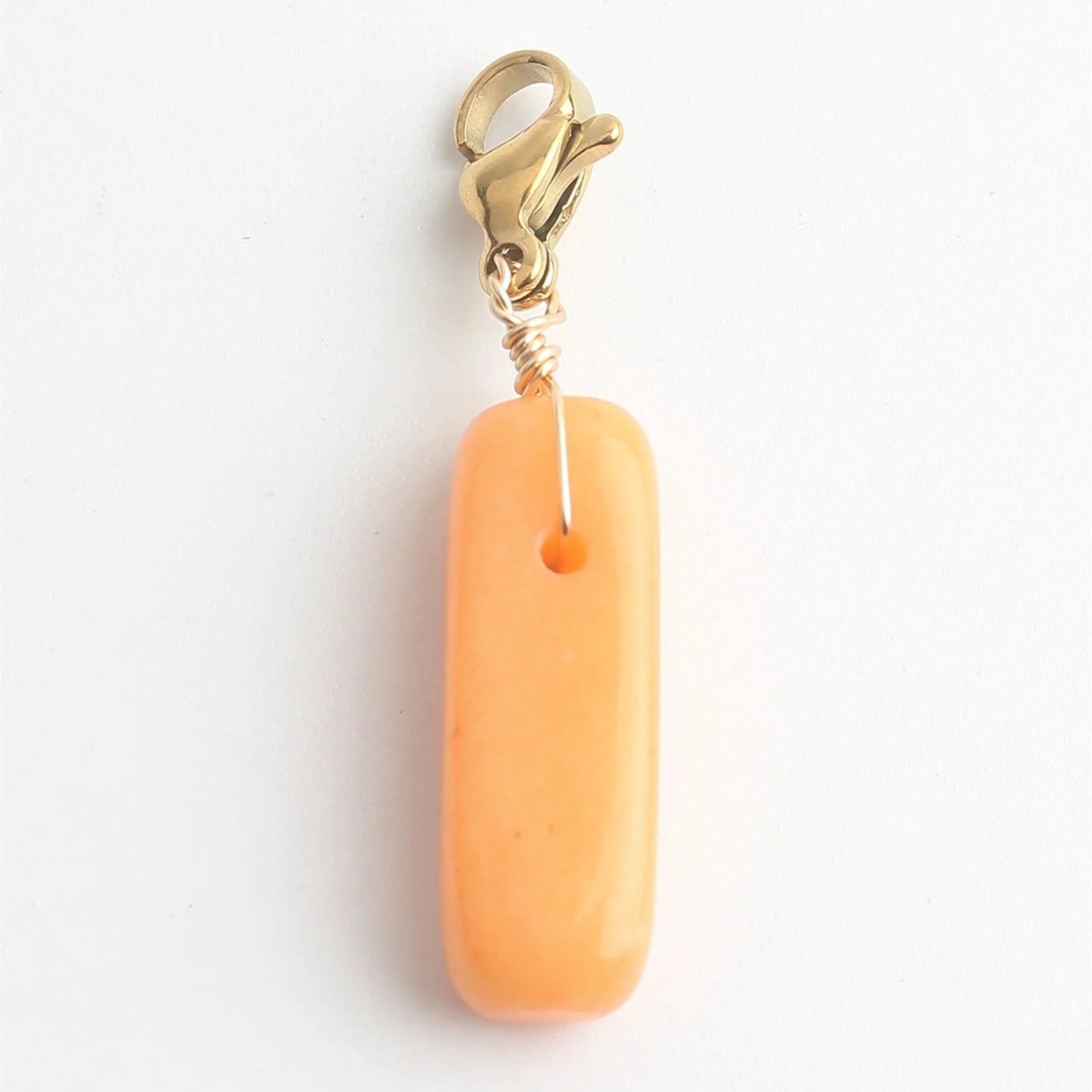 Wholesale Stainless Steel Four Leaf Clover Sun Ray Lobster Clasp Pendant Colored Stone Necklace