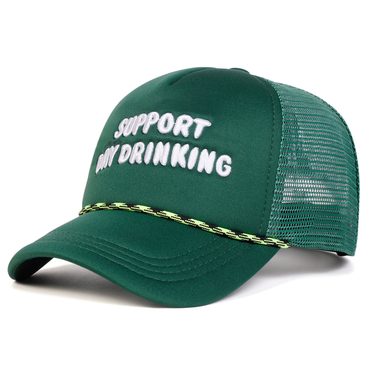 Wholesale Letter embroidered breathable mesh baseball cap