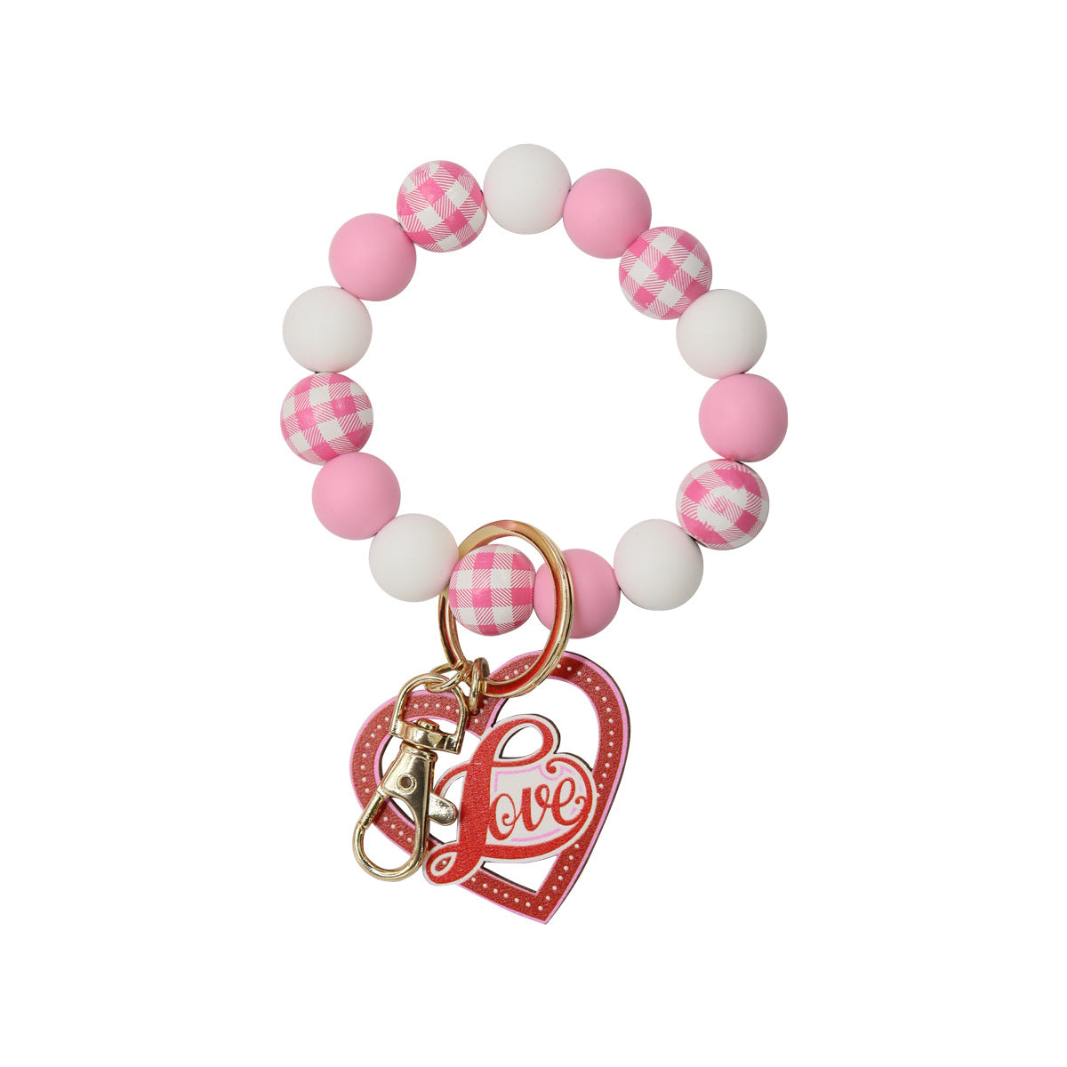 Wholesale  Valentine's Day LOVE wooden beads bracelet
