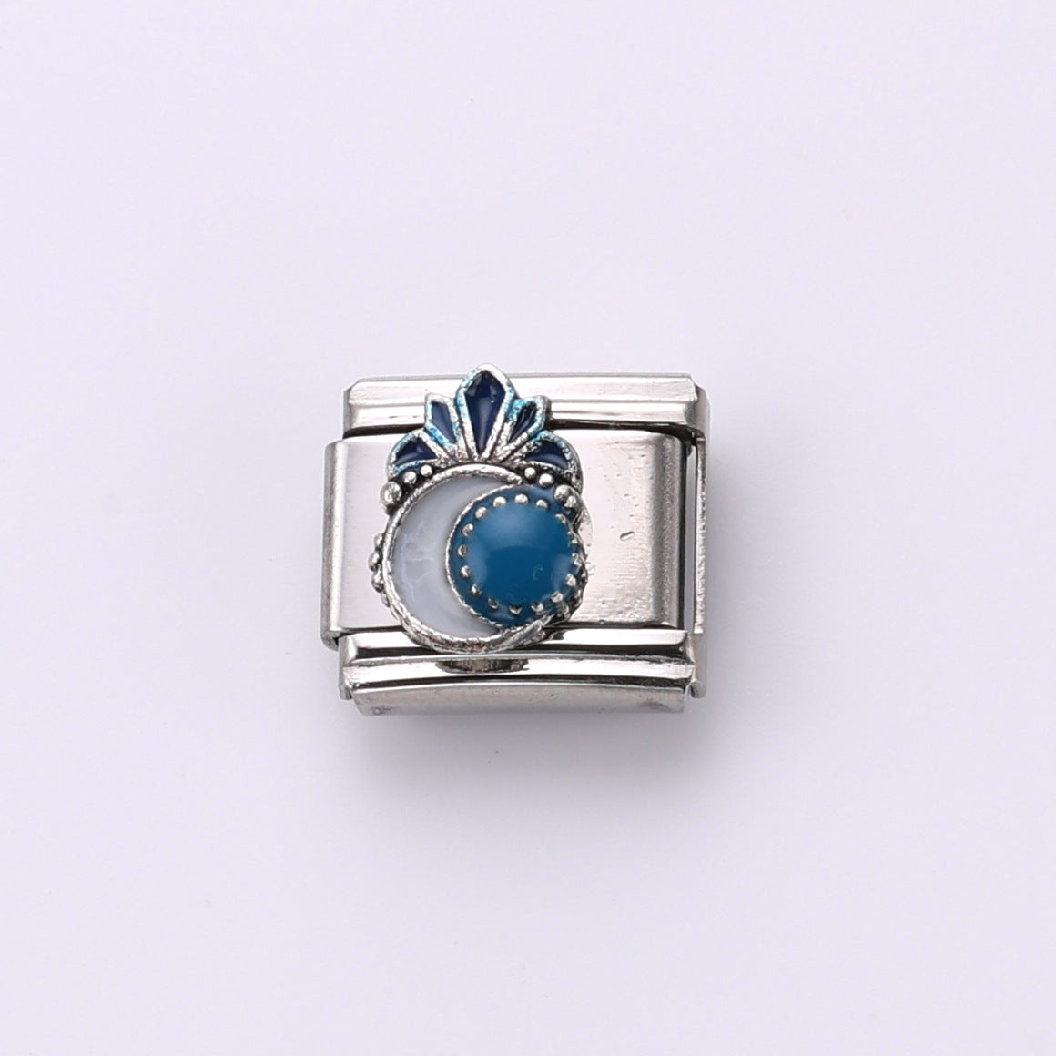 Wholesale 10pcs Italian Charm Bracelet 9mm DIY Splicing Retro Style Stainless Steel Composable Bracelet