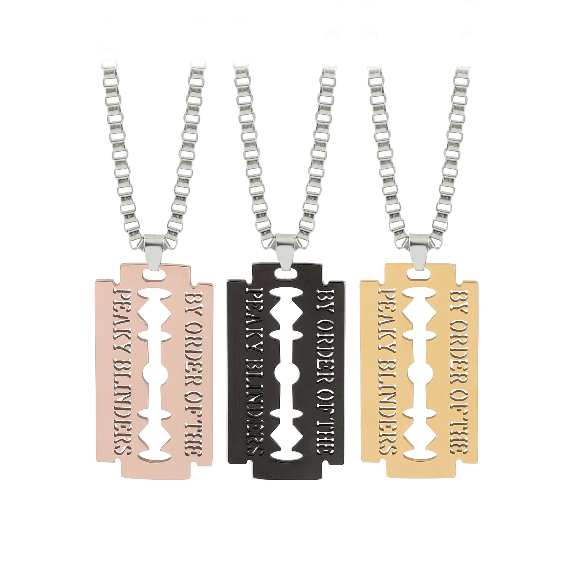 Wholesale the Peaky Blinders Peaky Blinders Razor Blade Necklace