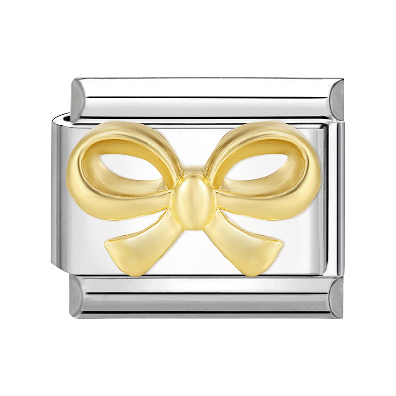 Wholesale Italian Charm Bracelet 9mm DIY Splicing Cute Creative Stainless Steel Composable Bracelet