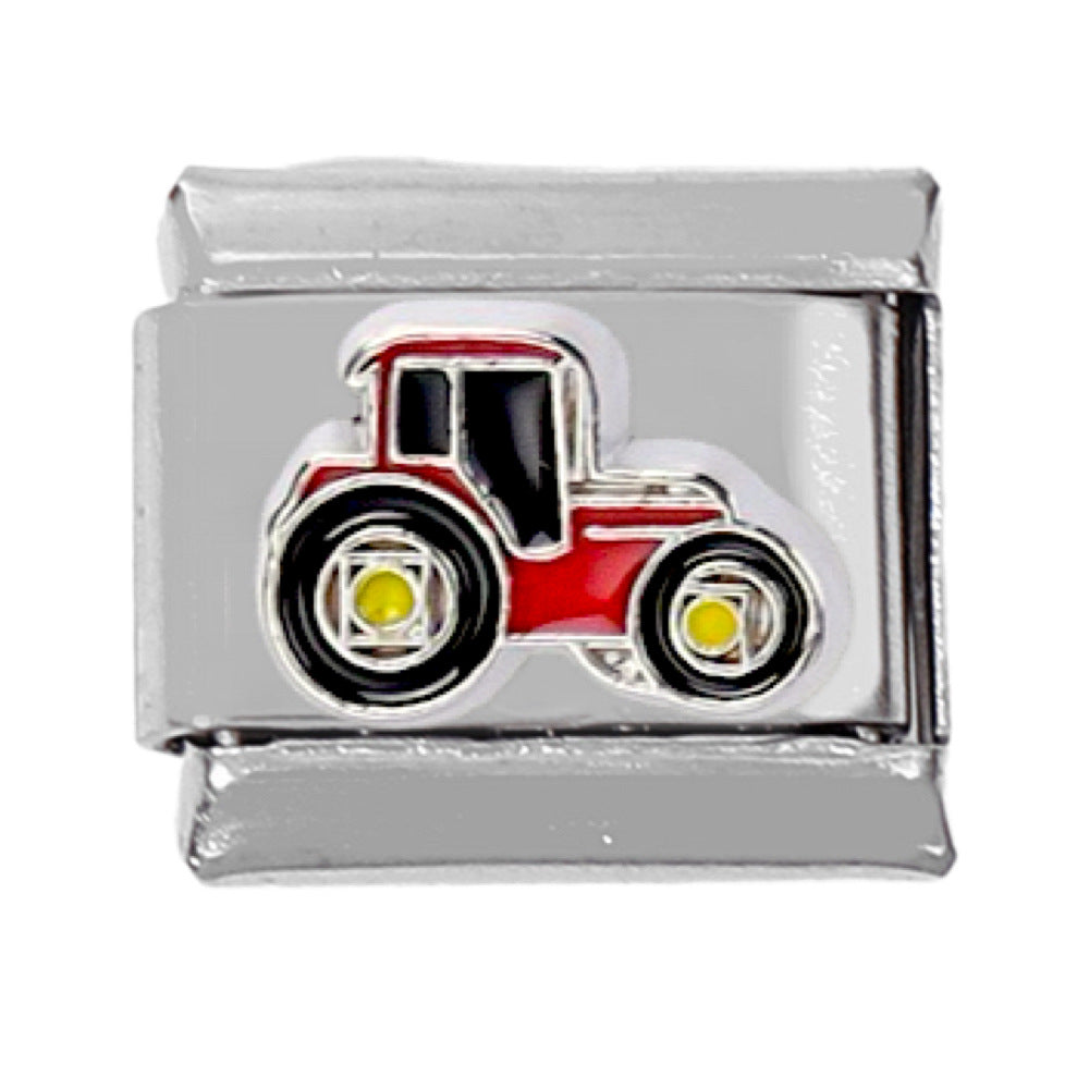 Wholesale 5pcs Italian Charm Bracelet Charm Module Stainless Steel Car Airplane Bracelet 9mm DIY Pattern Free Stitching Detachable Composable Bracelet ACC-BT-DaLiang020