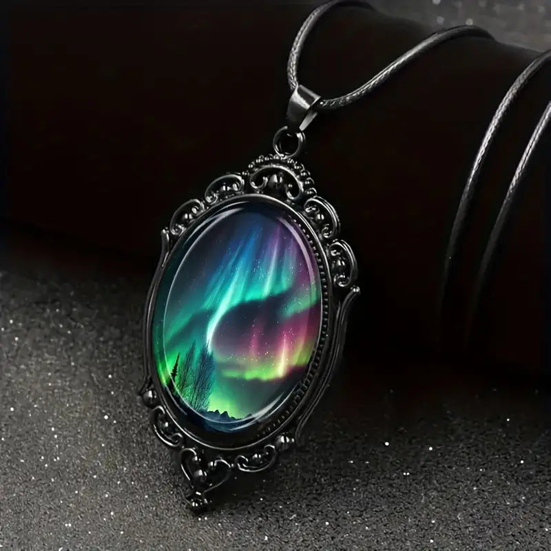 Wholesale Landscape Glass Pendant Necklace - Stylish Jewelry Accessory for Gift Giving and Resale