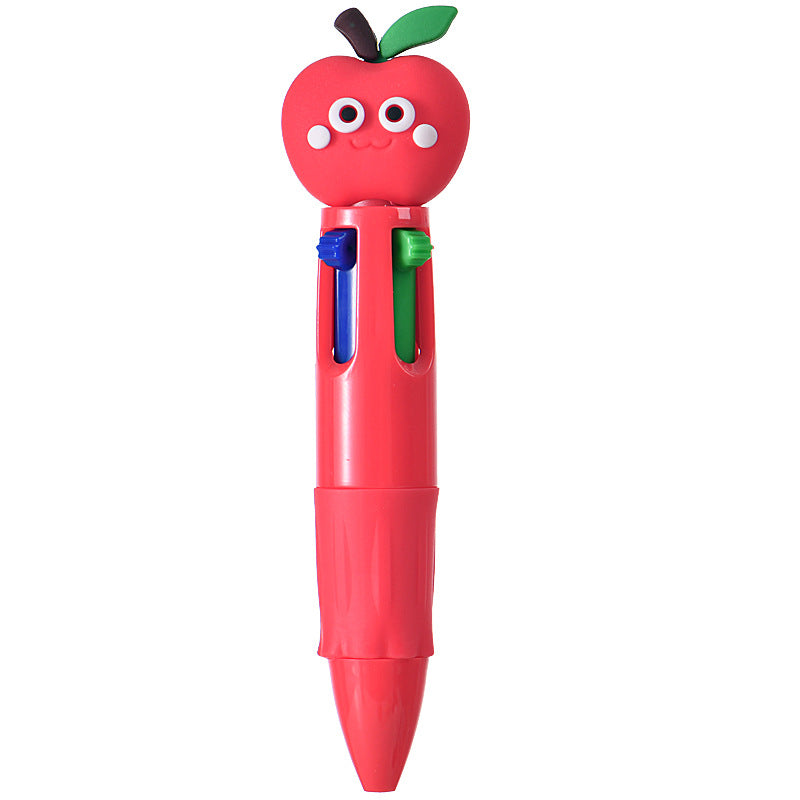 Wholesale Cute cartoon Christmas four-color ballpoint pen
