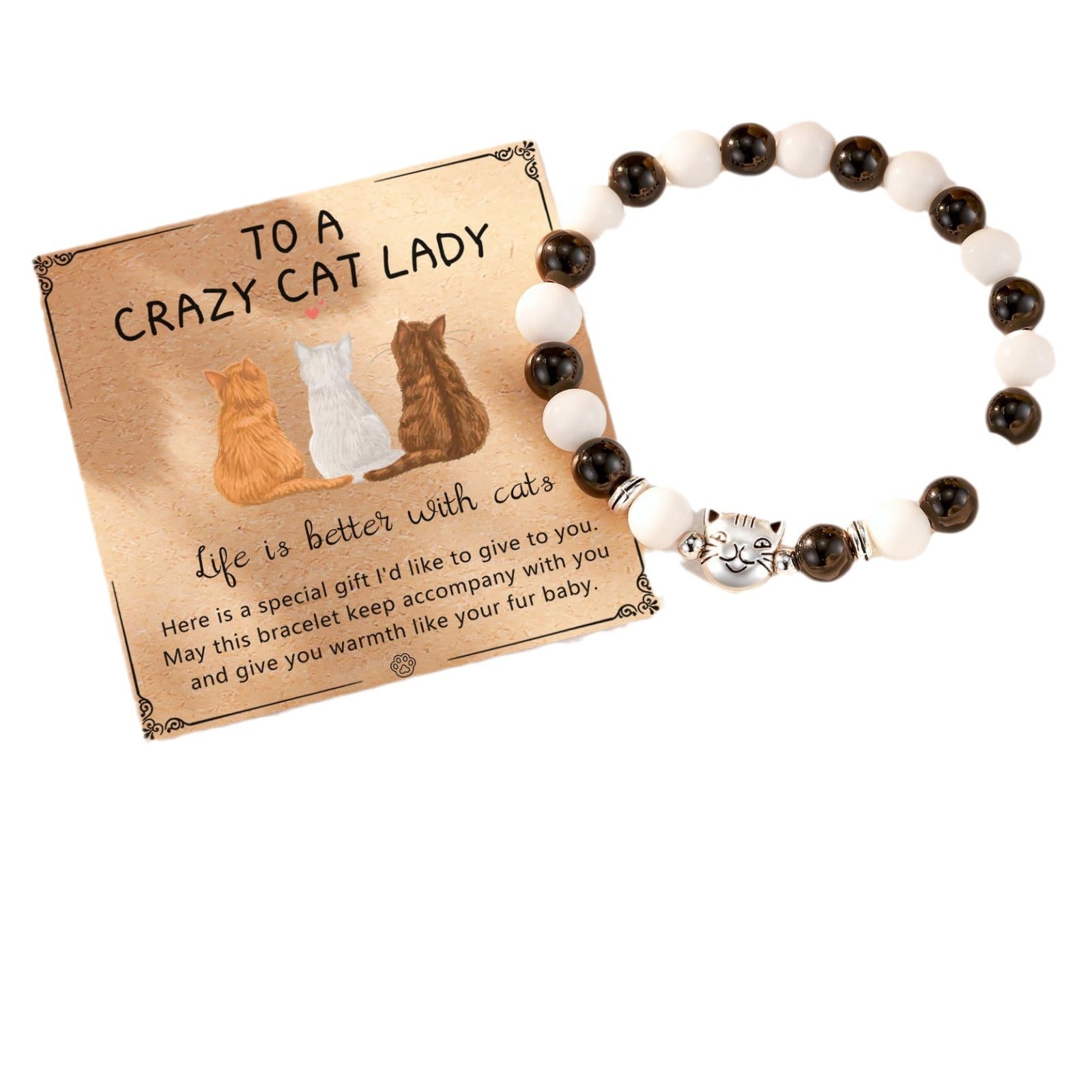 Wholesale Natural Stone Cat Bracelet ACC-BT-Zhongh002