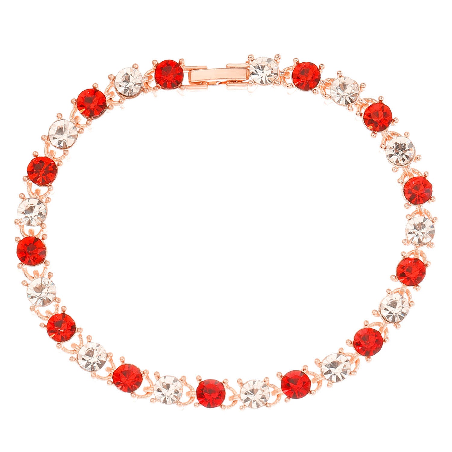 Wholesale Colorful rhinestone necklace earrings and ring set