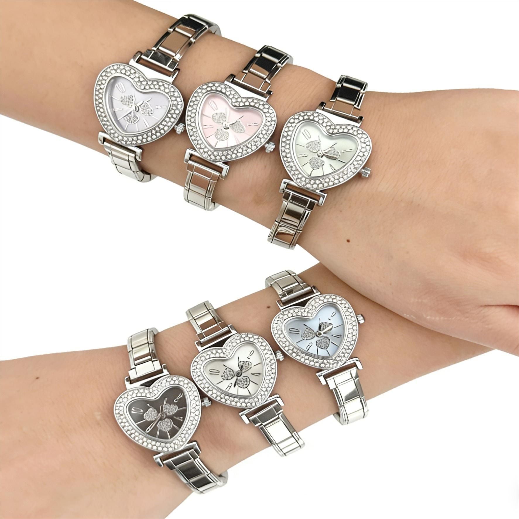Wholesale Modular Steel Band Women' s Watch,  Fashion Accessory Gift for Everyday Wear