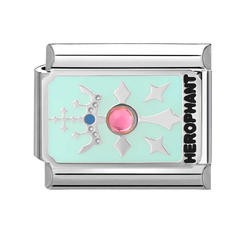 Wholesale Tarot-Themed Stainless Steel Charm Bracelet DIY Accessories Fashion Jewelry for Everyday Wear