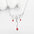 Wholesale Mother's Day Personalized Water Drop Oil Uterus Shape Pendant Necklace