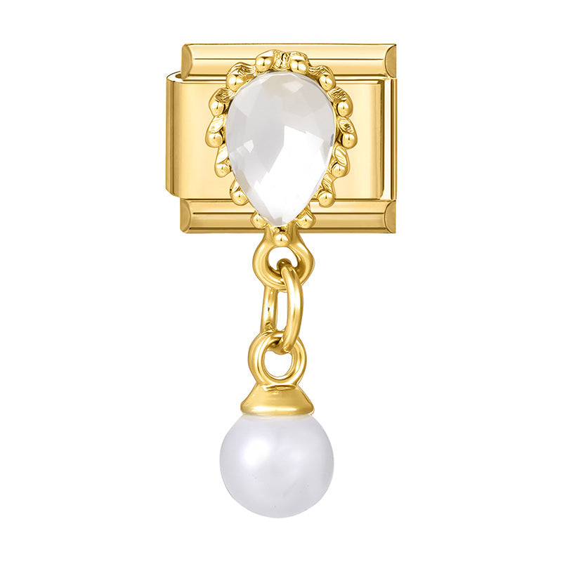 Wholesale 9mm Italian Charm Starter Bracelets DIY Pendant Style Stainless Steel Composable Bracelet