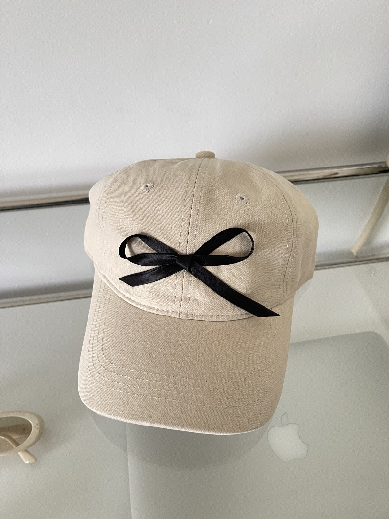 Wholesale ribbon tie bow fabric baseball cap ACC-HT-ZhiRou003