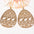 Wholesale Easter Egg Bunny Copper Hollow Earrings