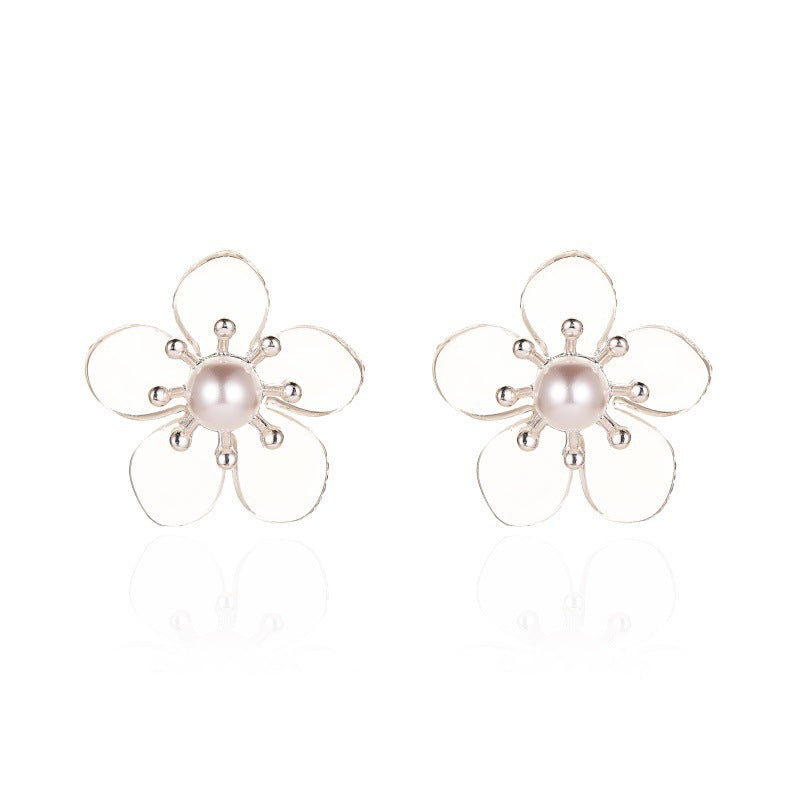 Wholesale  diamond-embedded geometric earrings