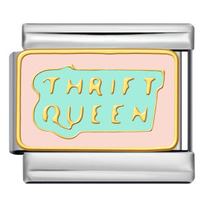 Wholesale Italian Charm Bracelet 9mm DIY polka dot pattern  Creative Stainless Steel Composable Bracelet