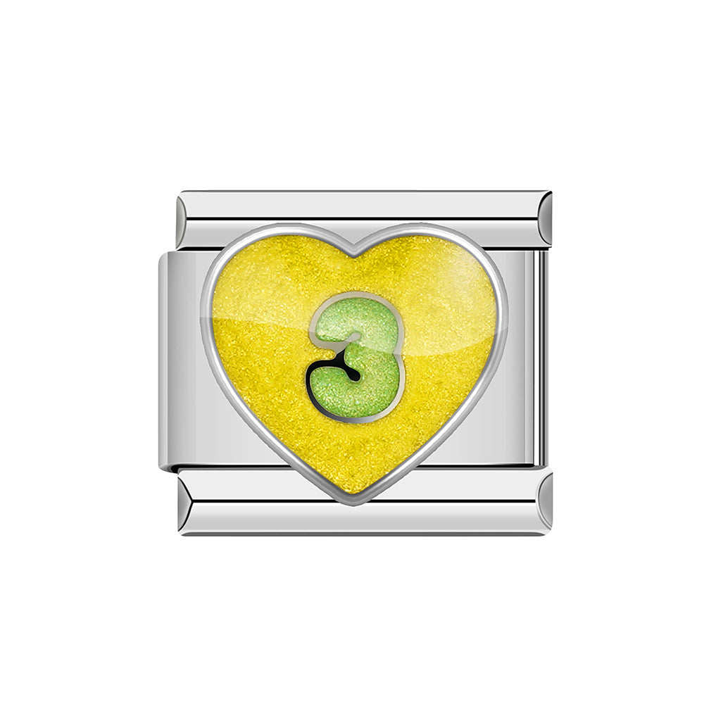 Wholesale Italian Charm Bracelet 9mm DIY Splicing Cute Creative Stainless Steel Composable Bracelet