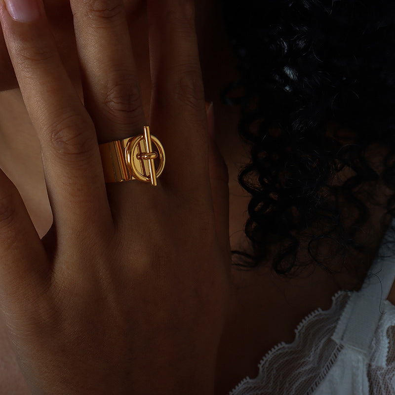 Wholesale Hip Hop Hydraulic Titanium Steel Ring