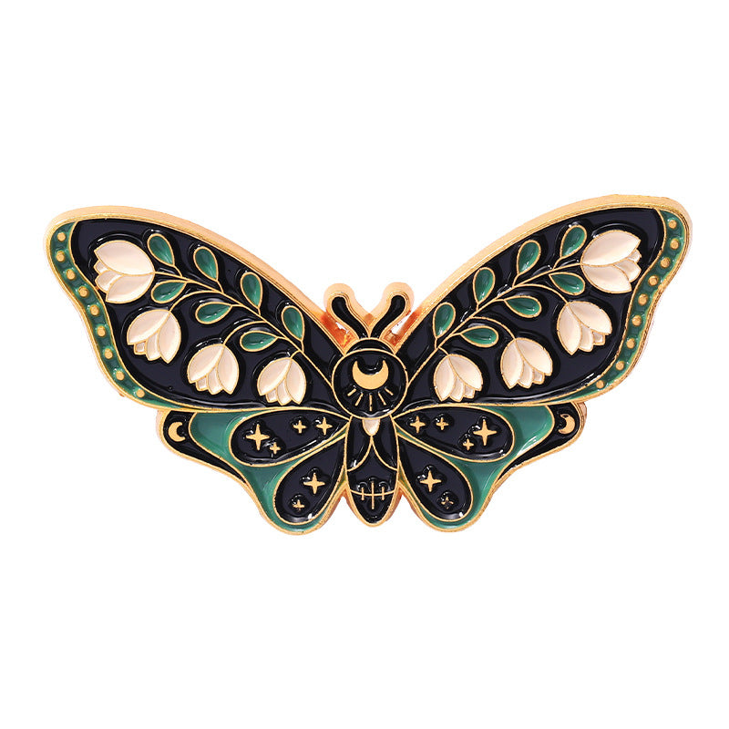 Wholesale Butterfly Brooch Insect Showy Metal Badge ACC-BCH-QiHe005