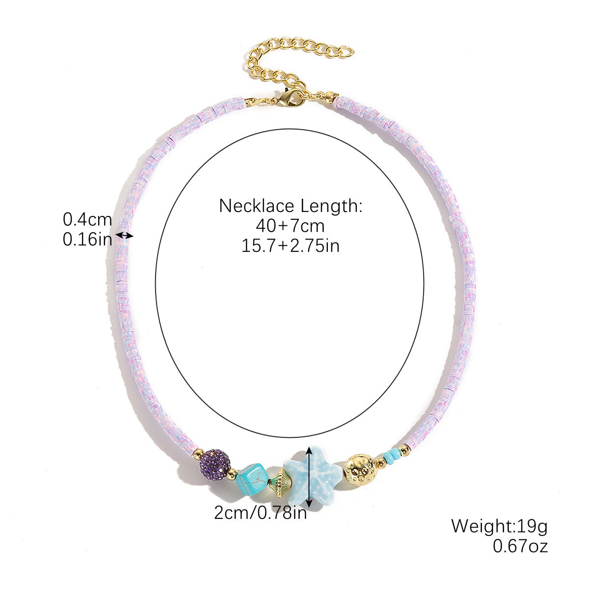 Wholesale Colorful Beaded Bohemian Necklace