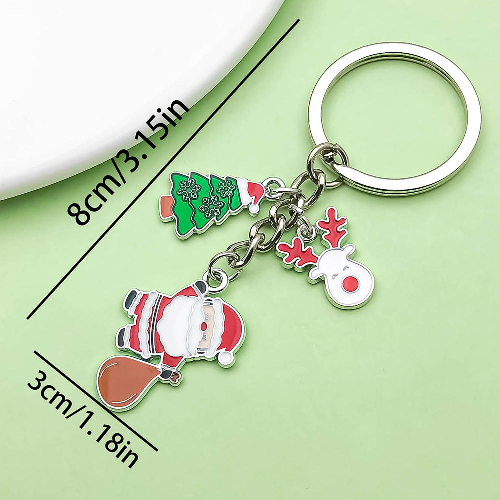 Wholesale Cute cartoon Christmas keychain