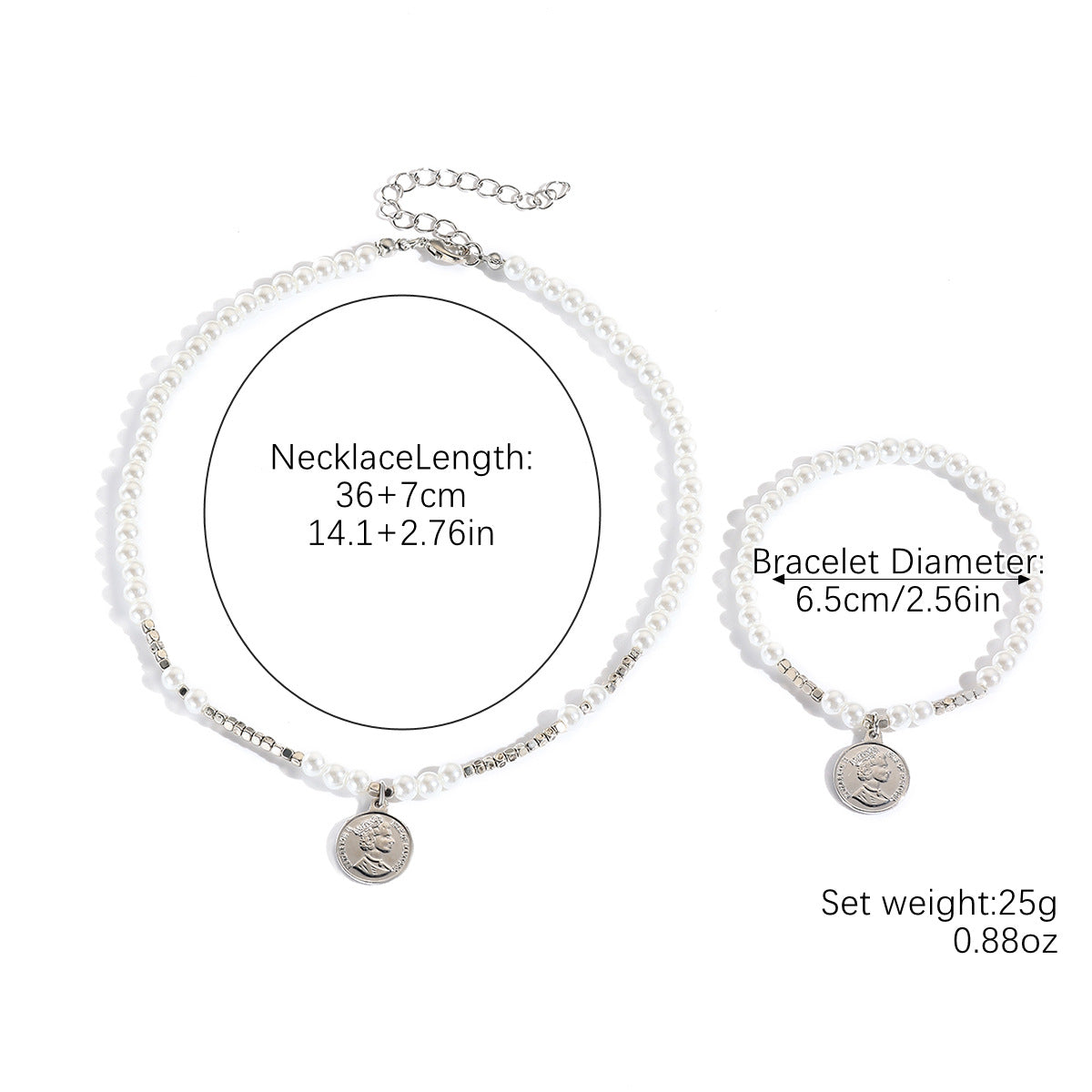 Wholesale  Baroque Pearl Bracelet Necklace