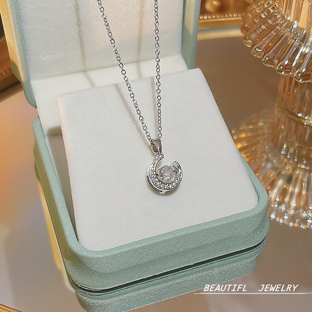 Wholesale Titanium Steel Clavicle Chain Choker Necklace ACC-NE-Xiyue004