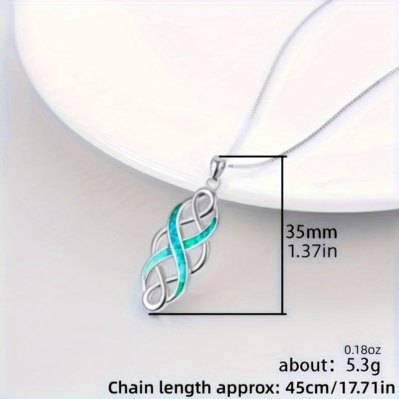 Wholesale Irish Celtic Knot Opal Necklace ACC-NE-XunOu002